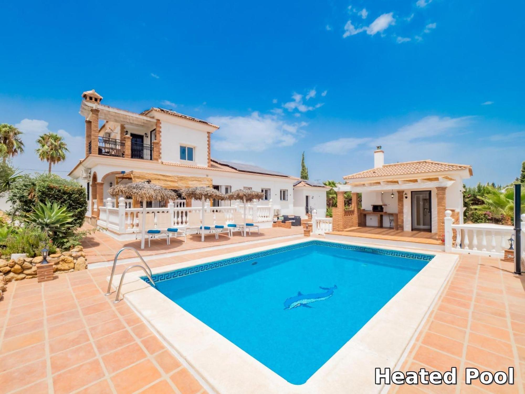 Villa Blanca Malaga Private Villa Heated Pool Alhaurín de la Torre Buitenkant foto